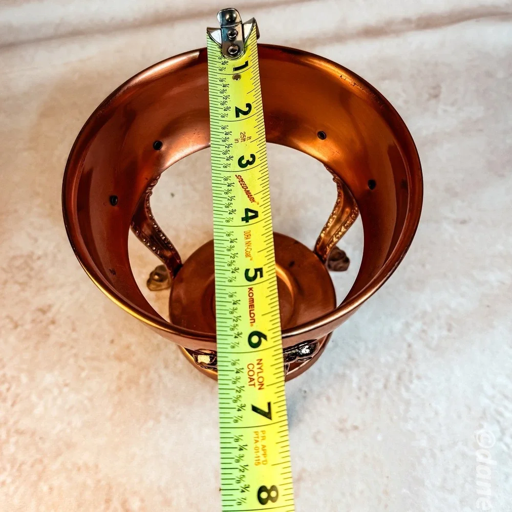 Princess House Copper Carafe Warming Stand